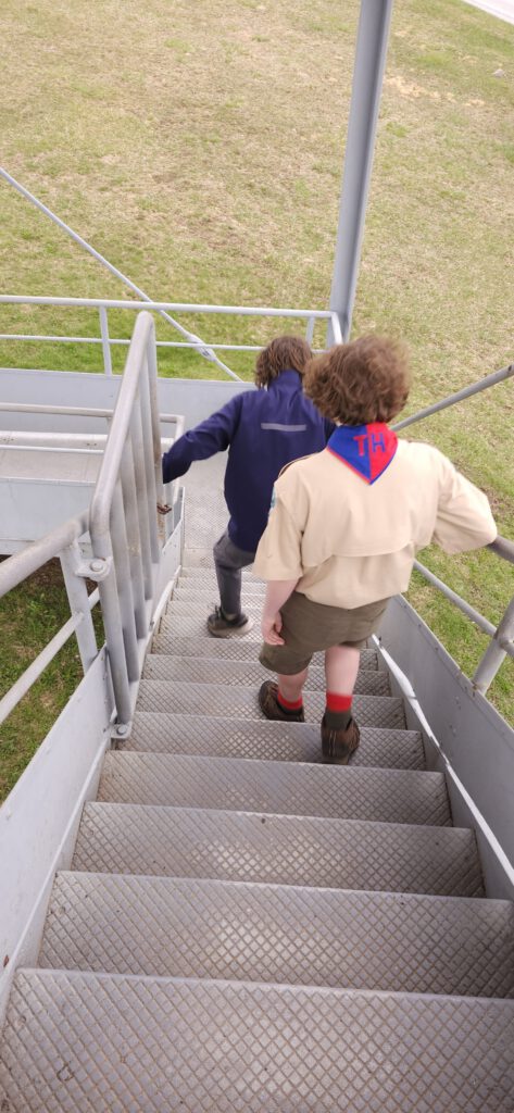 Scouts enjoying a trip